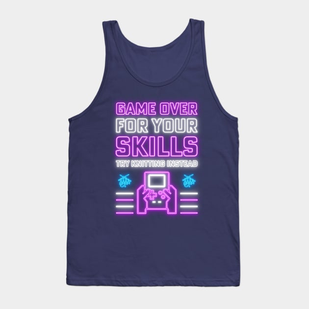 Gaming Tank Top by The Design Deck